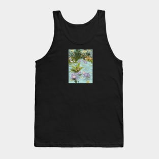 Lavender Hippos in the Jungle of Peace Tank Top